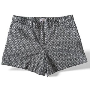 Women’s Laundry By Shelli Segal Black/White Printed Shorts, Size 8, Like New